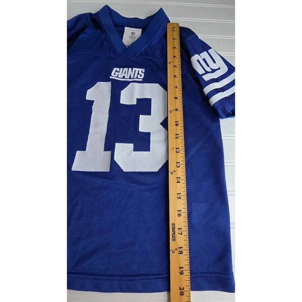 NFL Team Apparel Jersey Beckham Jr # 13 Kids Youth Small 6/7 New York Giants